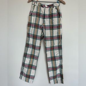 Free People Plaid Pants